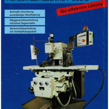 AUERBACH WMW Fritz Heckert F 250x1000/2 Bedienanleitung als Download