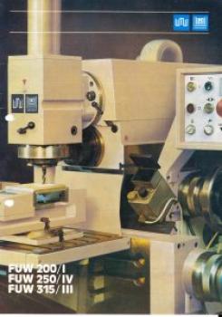 AUERBACH WMW Fritz Heckert Ruhla FUW 200 I und FUW 250 IV und FUW 315 III Bedienanleitung als Download